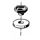379361-1 Convertible Top Seal Nut kit.webp