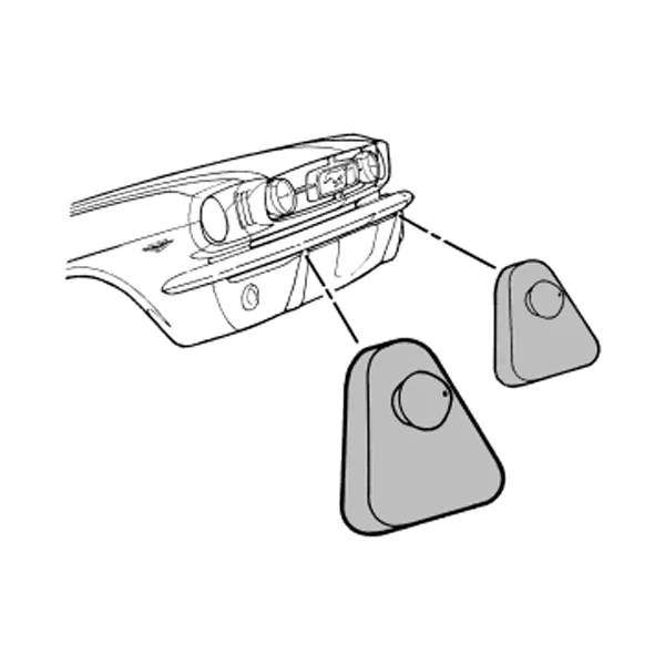 [379944-S] Bumper Guard Cusion 64-66
