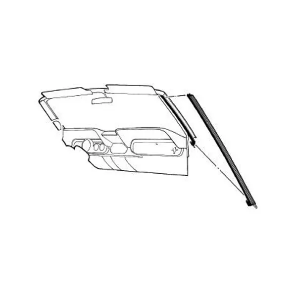 Convertible pillar seal set RH & LH 64-68