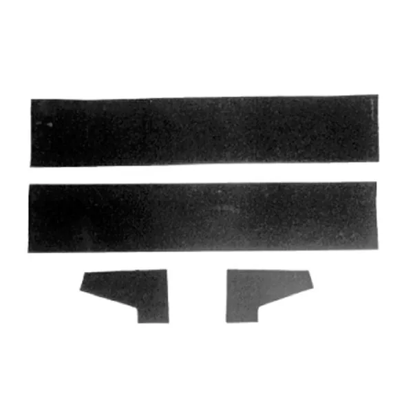 Door glass track run repair kit rear 64-66
