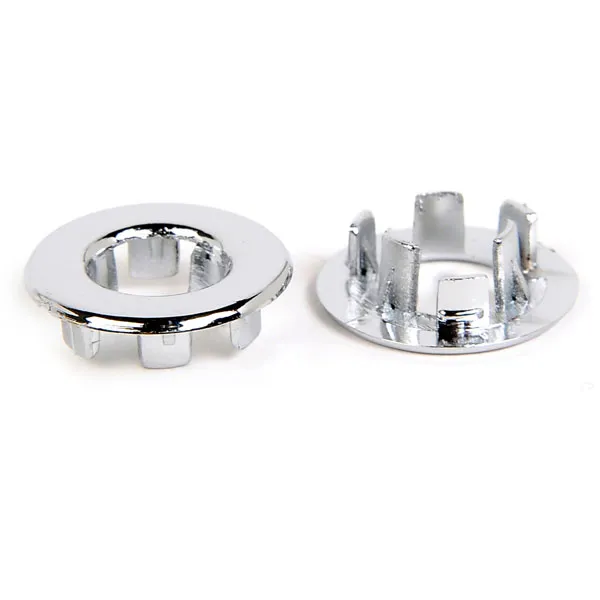 [C5DZ-6221999-C] Door Lock Knob Grommet Chrome Pair 65-68