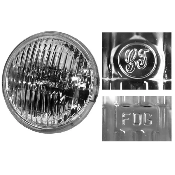 [FDU-15220-GT] Fog light bulb w/FOG and GT stamped in clear glass 65-68