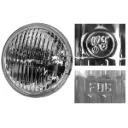 Fog light bulb w/FOG and GT stamped in clear glass 65-68