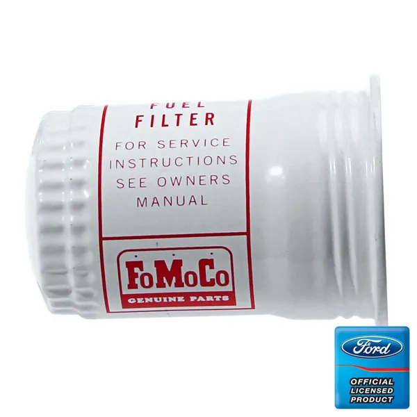 [C3AZ-9355-A] Fuel Pump Filter Canister W Logo FoMoCo 64-65