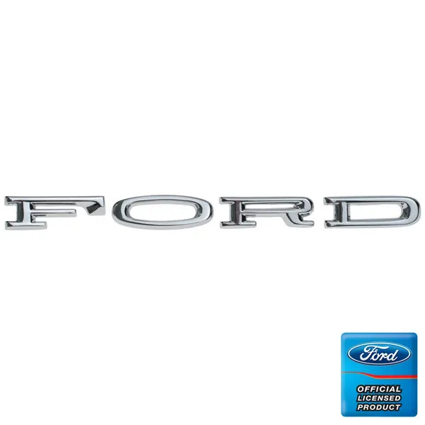 [C4OZ-6240282A/D] Hood Letters F O R D Pin-On Version Set 64-66