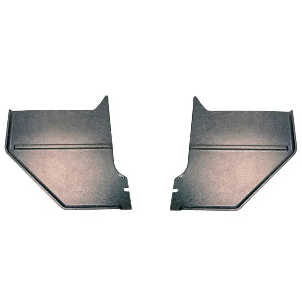 [C5ZZ-65023445BK] Kick panels Fastback/Hardtop pair w/o speakers 64-66