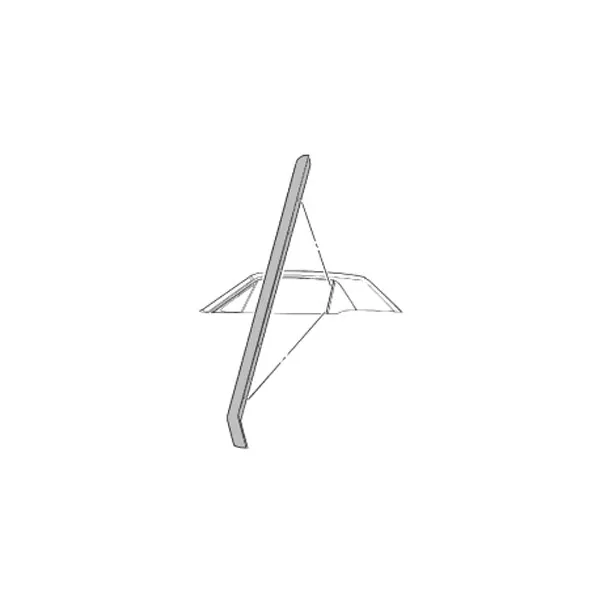 Quarter panel window seal convertible LH 64-68