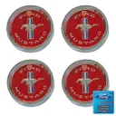 Styled Steel Hub Cap Red set of 4 65-66
