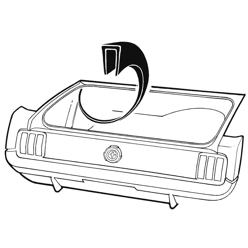 Trunk Wheelhouse Seam Cover Protector Strip