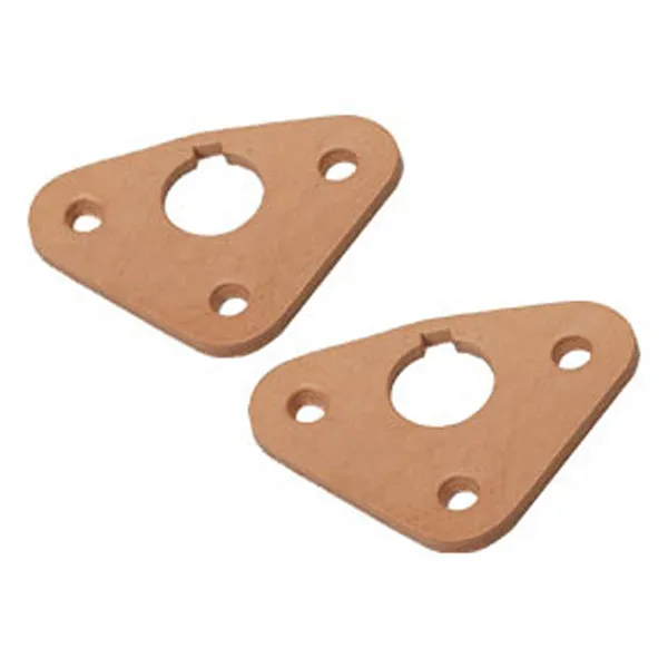 Wiper Pivot to Cowl Seals Pair Leather 65-66