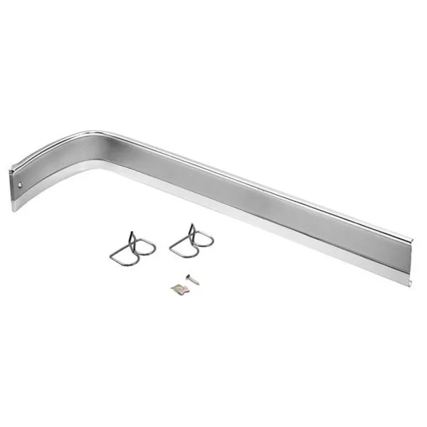 [C5ZZ-8243-A] Grille Molding Aluminum Polished Left 64-66