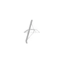Hardtop quarter panel glass seal left 64-68