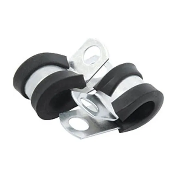 Fuel line clip set aluminum 3/16" 64-73