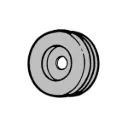 Fuel line grommet 3/8inch line 67-70