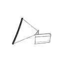 Vent window division bar seal 64-66