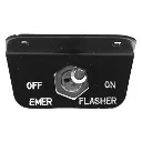 Mustang Emergency Flasher Switch w/o pigtail late 66