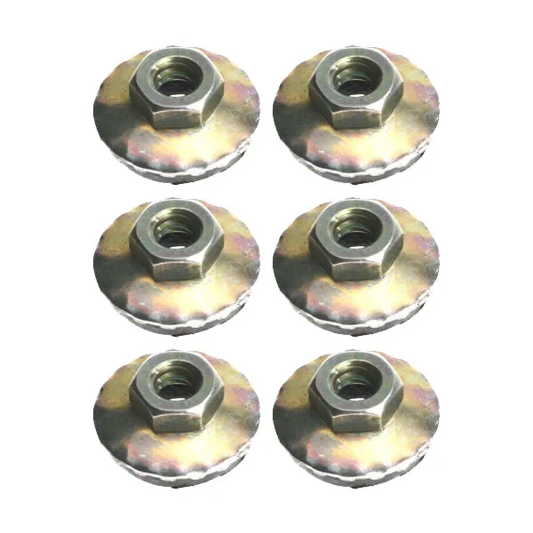 [373556-S] Mustang Quarter Panel Extension Nut Set of 6 64-68