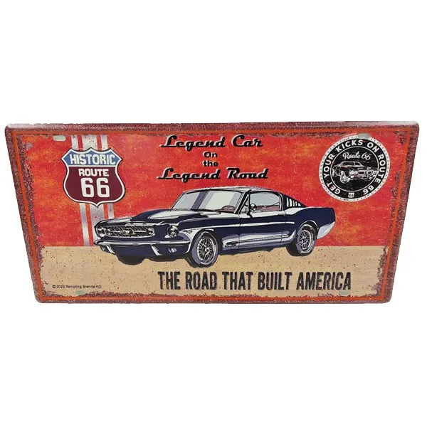 Metal sign Mustang - R66 40x20cm