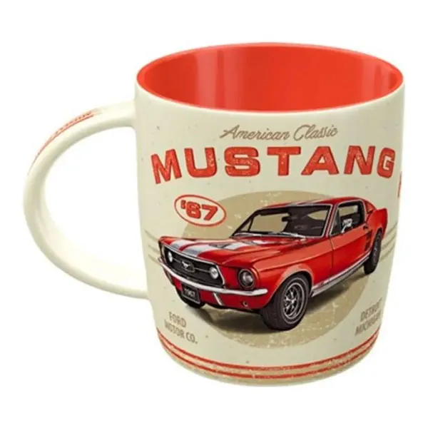 [NA43076] Mug Mustang - GT 1967 Red 340ml