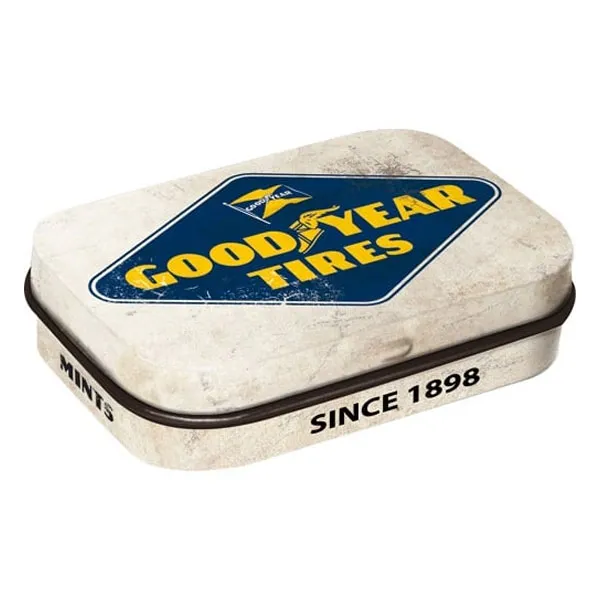Mint box sugar free Goodyear - white logo