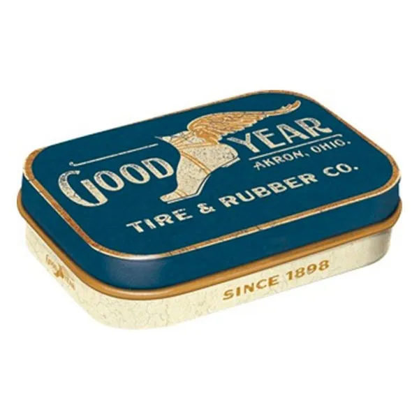 Mint box sugar free Goodyear - wing foot logo 1901