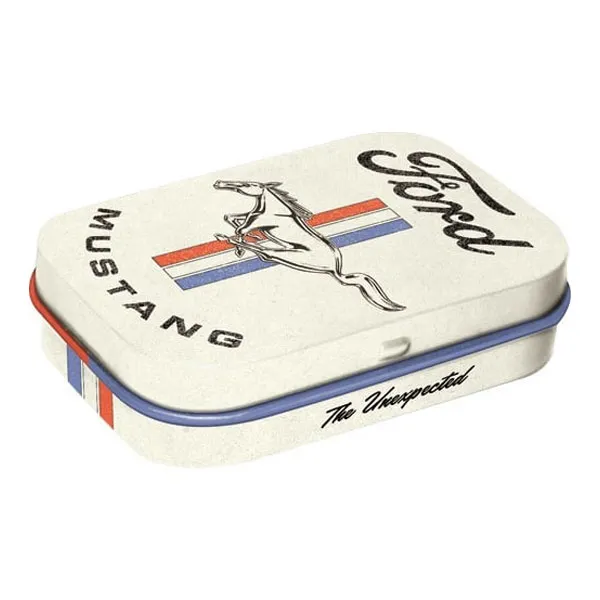 [NA81418] Mint box sugar free Mustang - Horse &amp; Stripes Logo