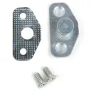 Door striker plate and shim kit LH RH 64-66
