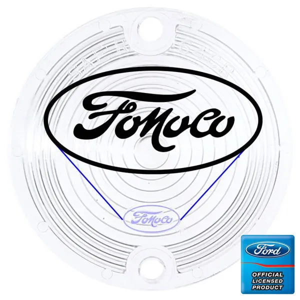 [C5ZZ-15514] Back-up lamp lens w/FoMoCo logo each 64-68