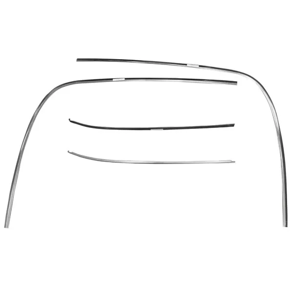 [C5ZZ-6342404] Rear window molding set fastback 65-68