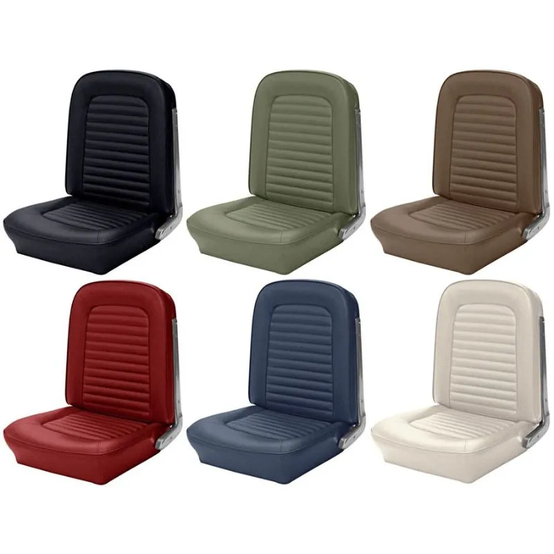 Seat Upholstery Front+Rear Standard bucket seats convertible 64-65