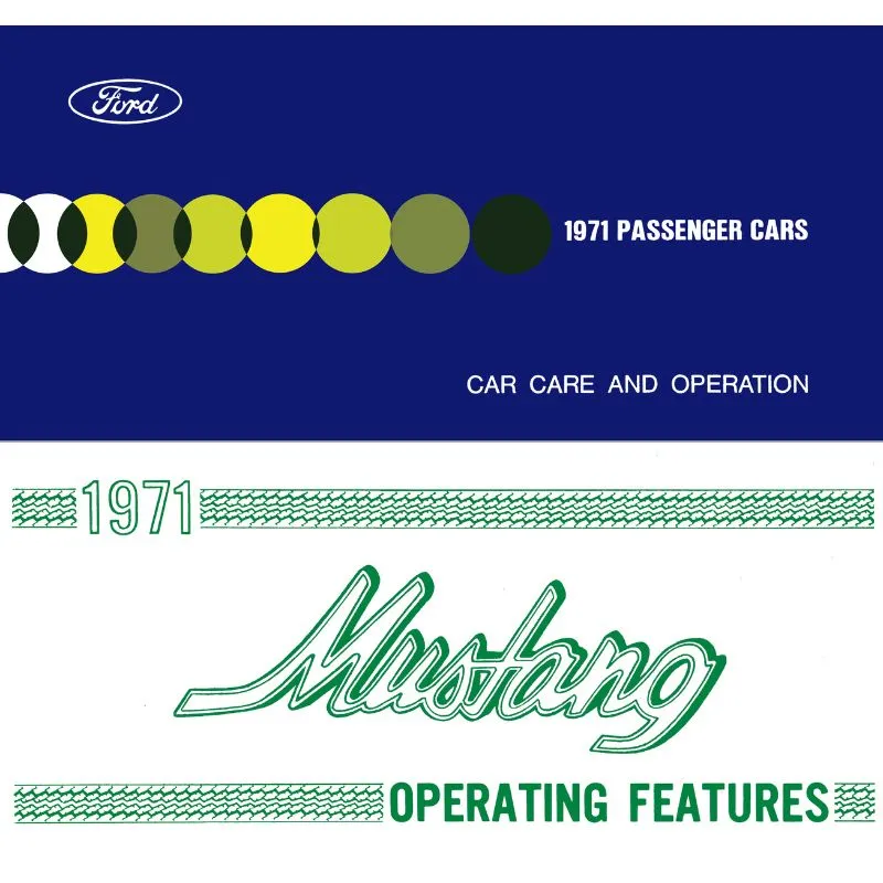 Owners Manual 1971