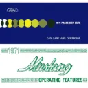 Owners Manual 1971