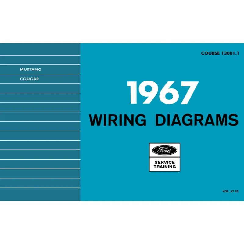 Bedradingschema Handboek Mustang and Cougar 1967