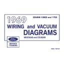 Bedrading / Vacuumschema Handboek Mustang and Cougar 1969