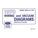 Bedrading / Vacuumschema Handboek Mustang and Cougar 1970
